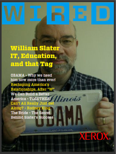 WIRED Magazine Cover # 2 - William F. Slater, III