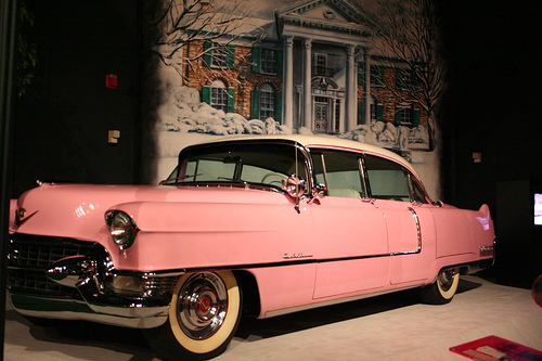 Elvis and the 1955 Pink Cadillac